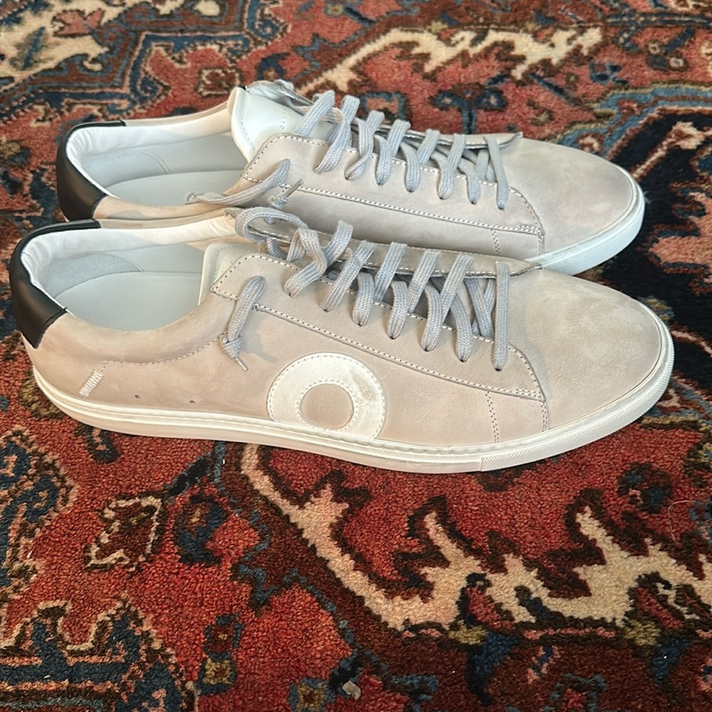 Oliver Cabell Beige and Black Sneakers